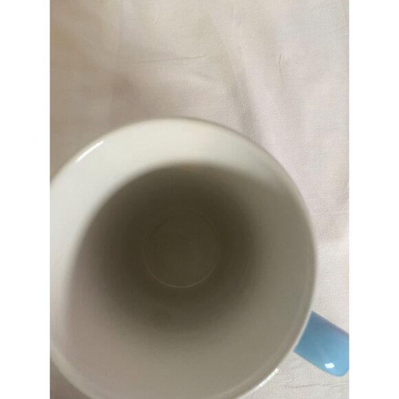 Vintage Disney  Cinderella Light Blue with Gold Flowers Mug - Picture 5 of 6